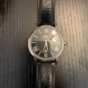 Hugo boss leather watch MSRP: $250